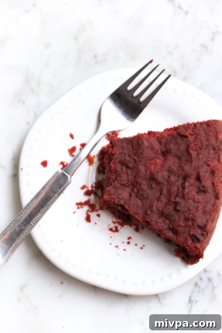 Fudgy Chocolate Beetroot Cake (Gluten-free, Vegan)