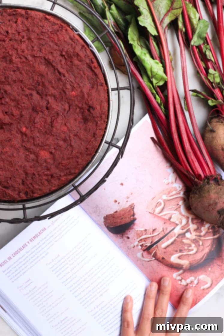 Fudgy Chocolate Beetroot Cake (Gluten-free, Vegan)