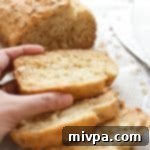 Gluten-free honey oat bread, freshly baked and ready to be enjoyed.