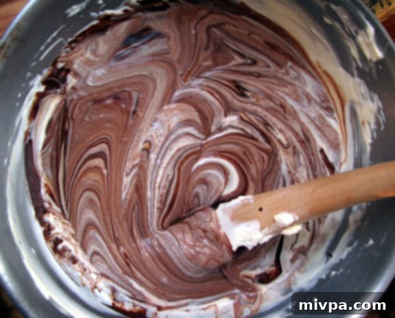 Delicious chocolate chip cookie batter ready for baking