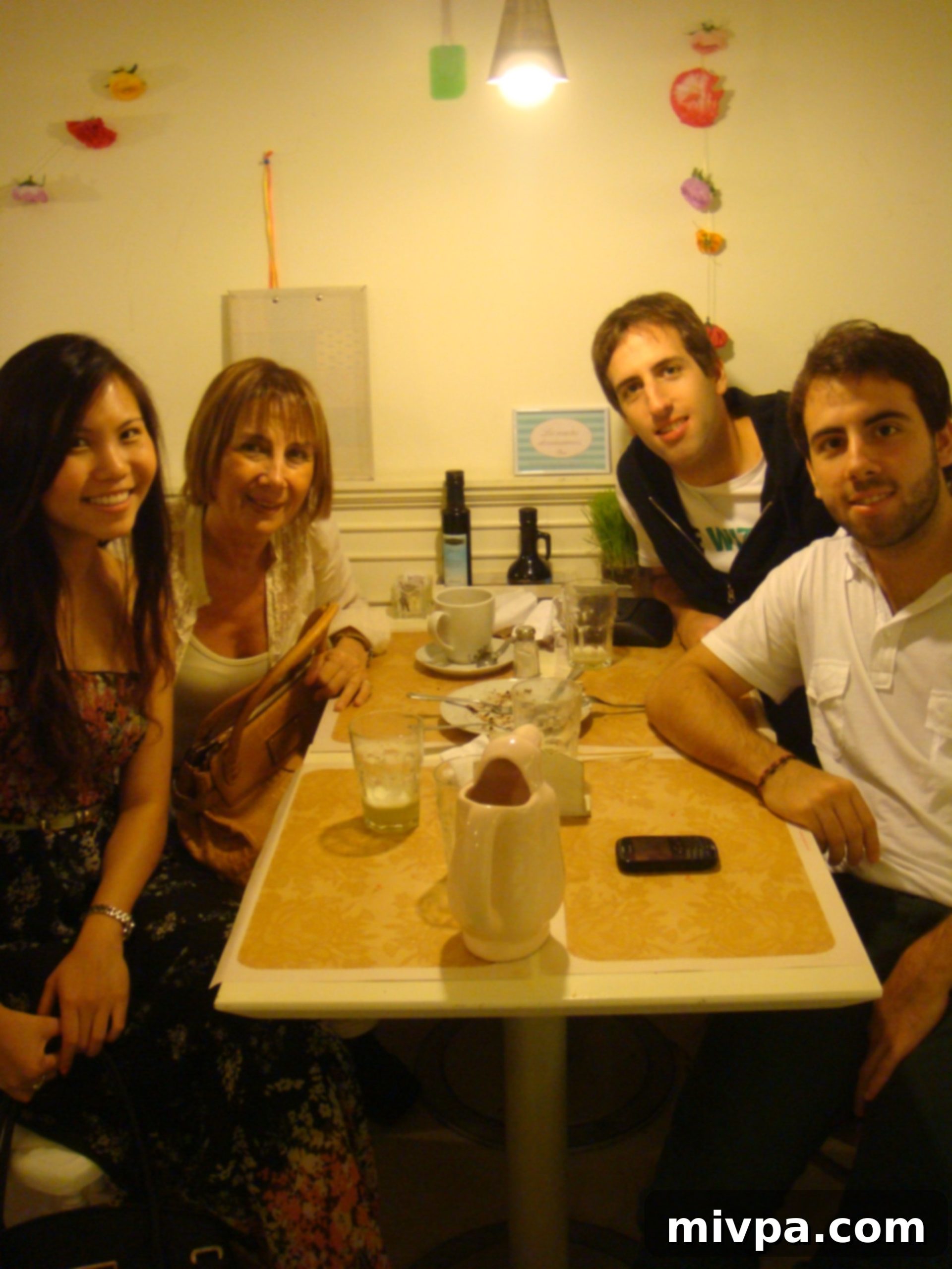 Happy Mother's Day message to Susana at Pani cafe brunch