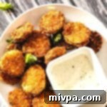 Crispy Gluten-Free Fried Pickles (Dairy-Free)