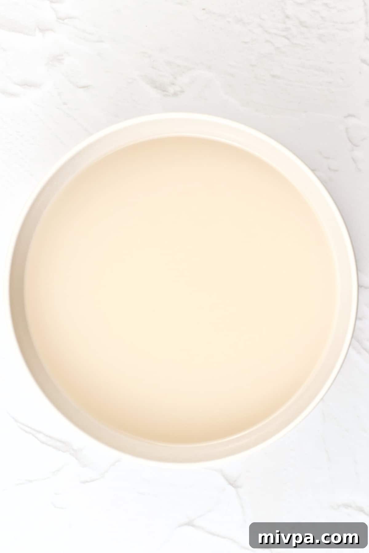 Homemade Pita (Gluten-Free, Vegan) A bowl containing the yeast mixture, showing a frothy top layer indicating active yeast.