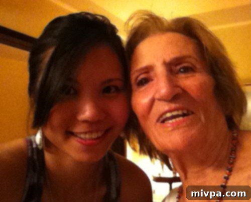 Trini and Feli celebrating New Year's on January 1, 2012, in Argentina