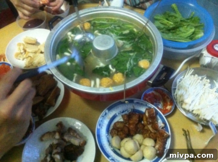 The Why Behind My Food Photography 5 A Chinese New Year reunion dinner with a traditional steamboat at granny's house in Singapore, 2011.