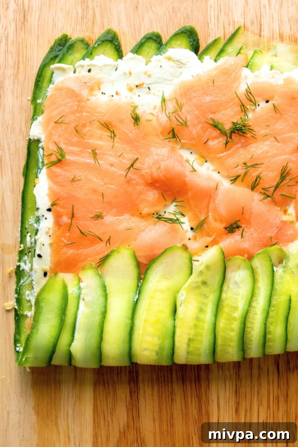 Easy Cucumber Roll Ups Rolling up cucumber rolls