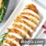 Sliced turkey breast drizzled in turkey gravy
