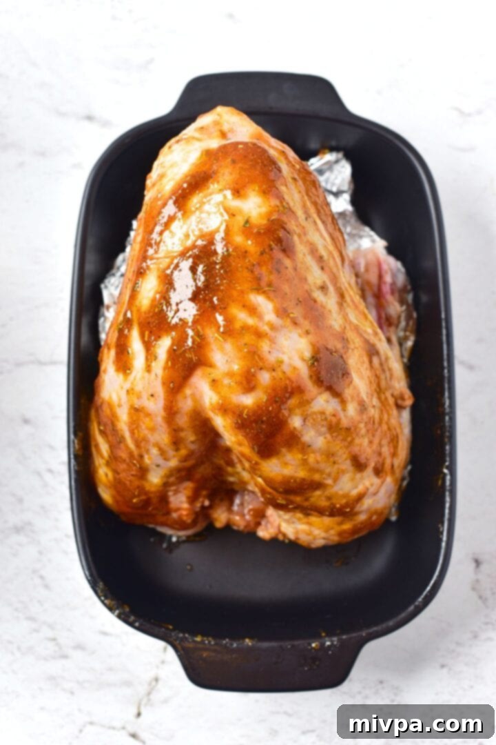 Marinated turkey breast