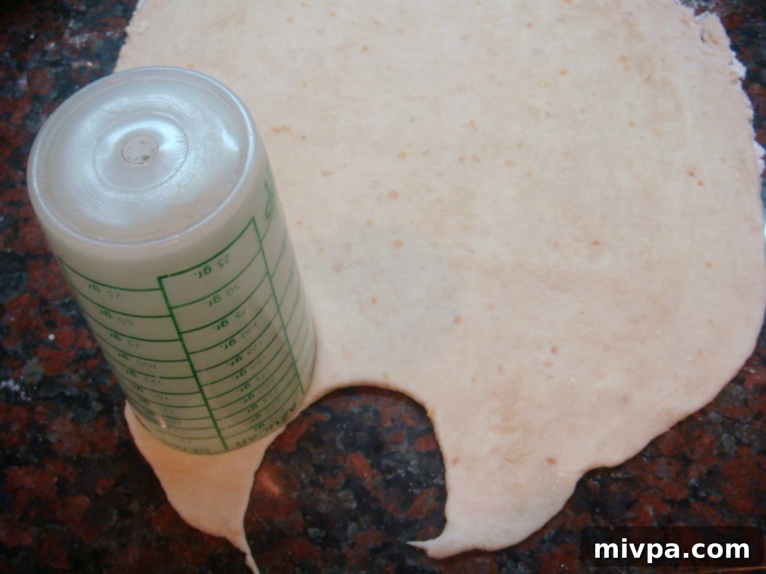 DSC07025 - Cutting cracker dough into circles