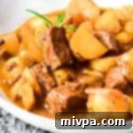 Comforting Gluten-Free Dairy-Free Beef Stew 2 A bowl of beef stew (gluten-free)