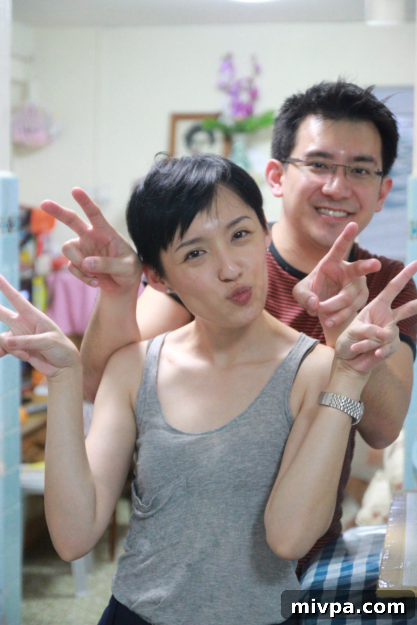 Happy family moments during Chinese New Year