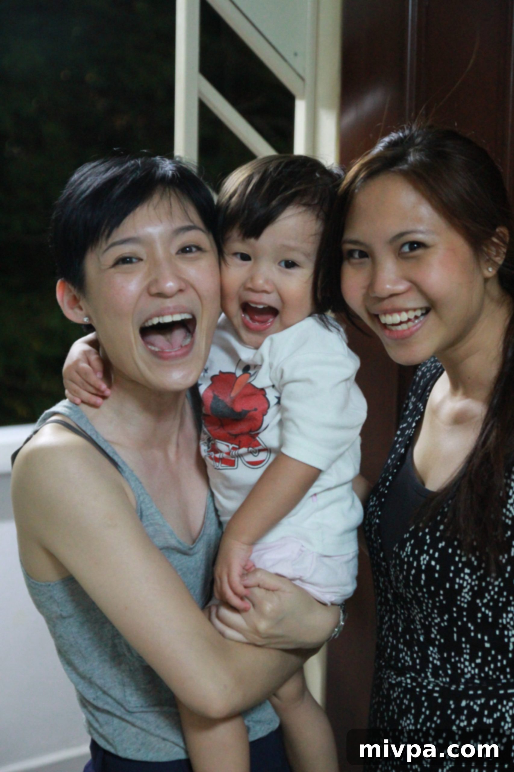 Joyful family gathering for Lunar New Year