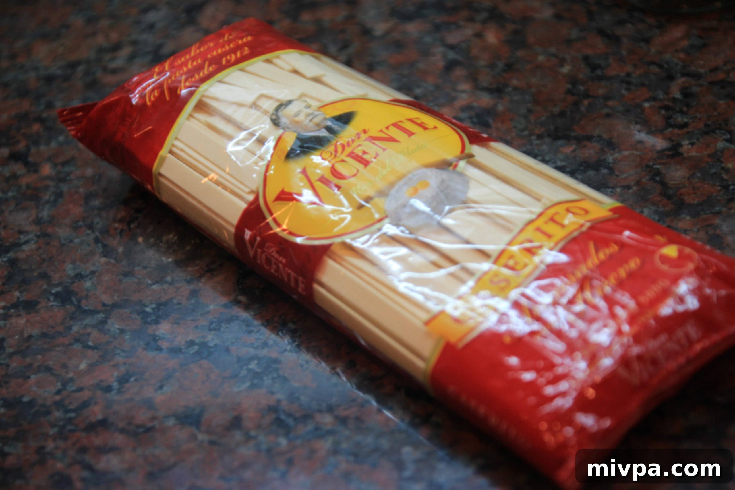 Dried fettuccine pasta
