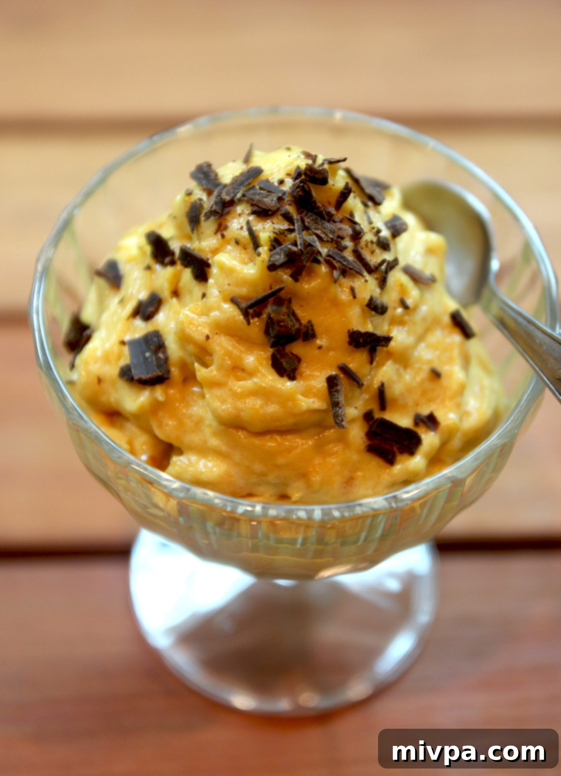 Close-up of Luxurious Peach and Lemon Dessert