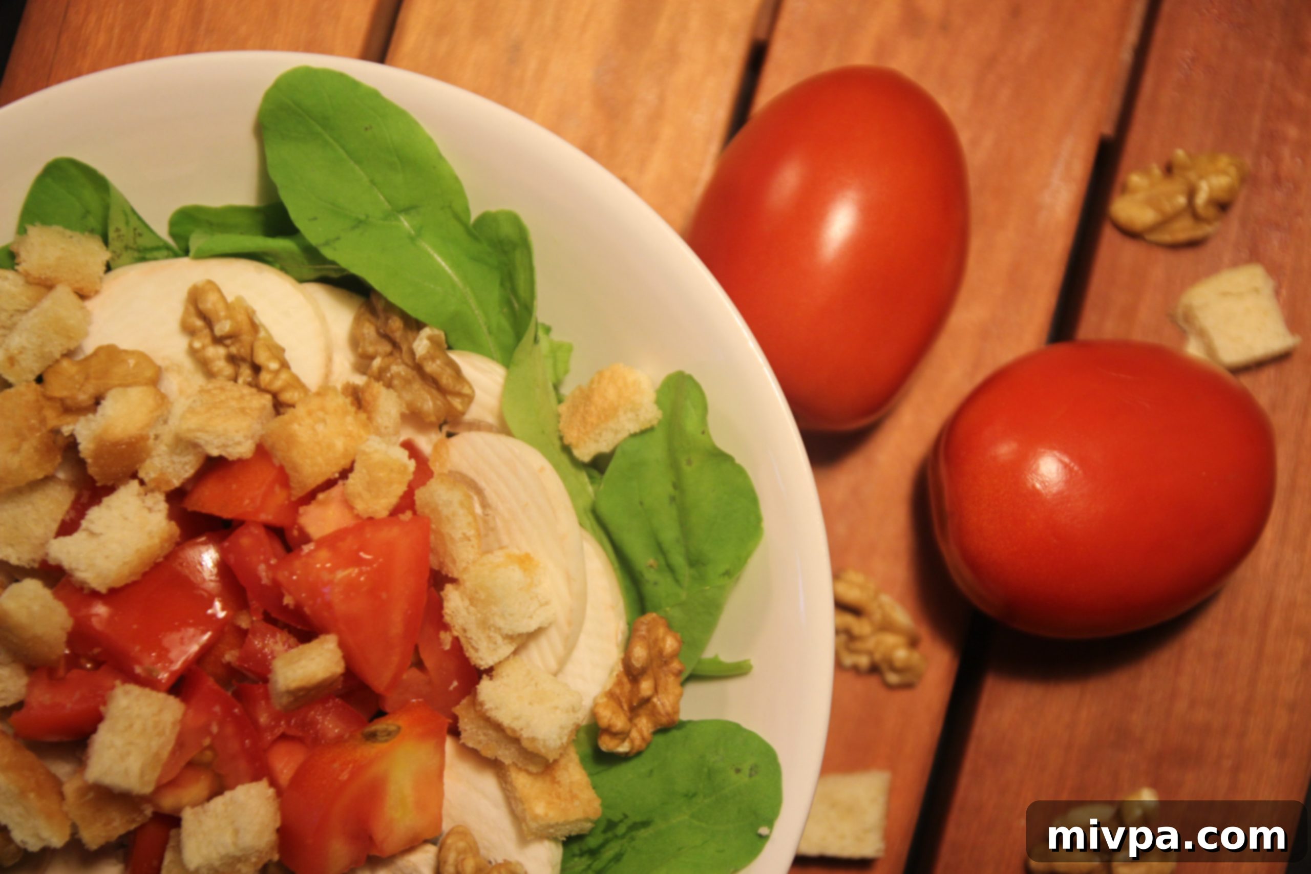 Close-up of a vibrant, fresh salad with crisp greens and colorful vegetables