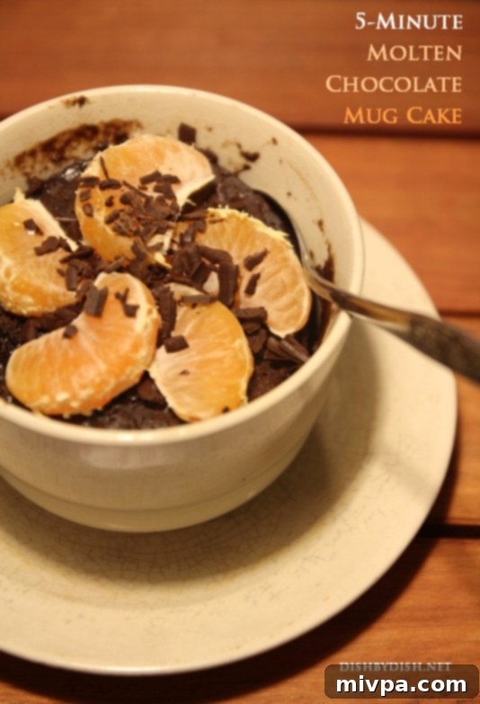 Molten Chocolate Mug Cake