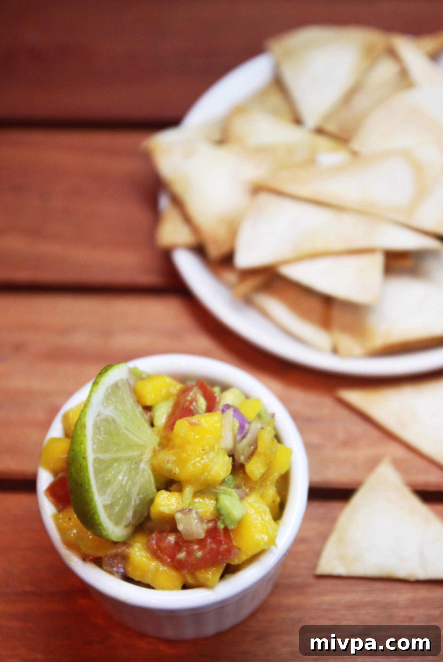 Mango Avocado Salsa & Homemade Tortilla Chips21