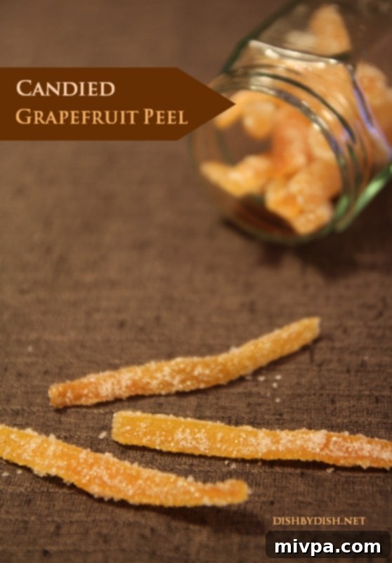 Candied Grapefruit Peel