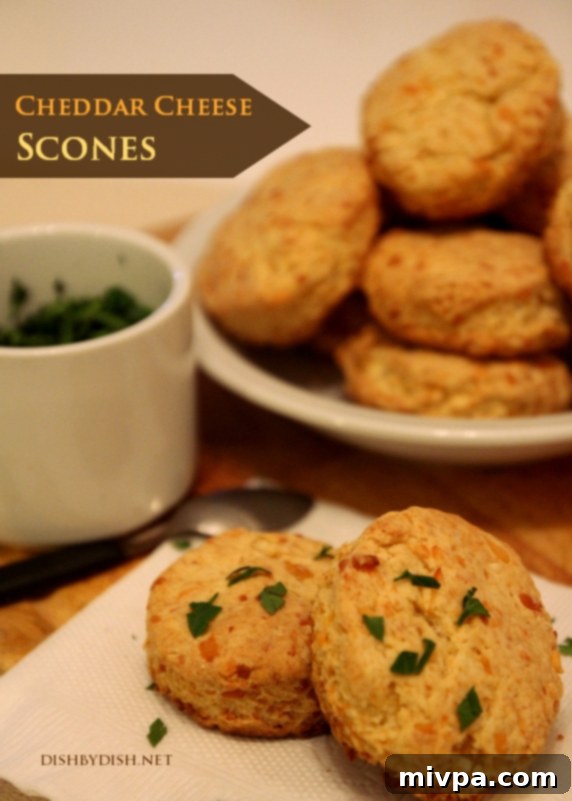 Homemade Cheddar Cheese Scones cooling on a wire rack