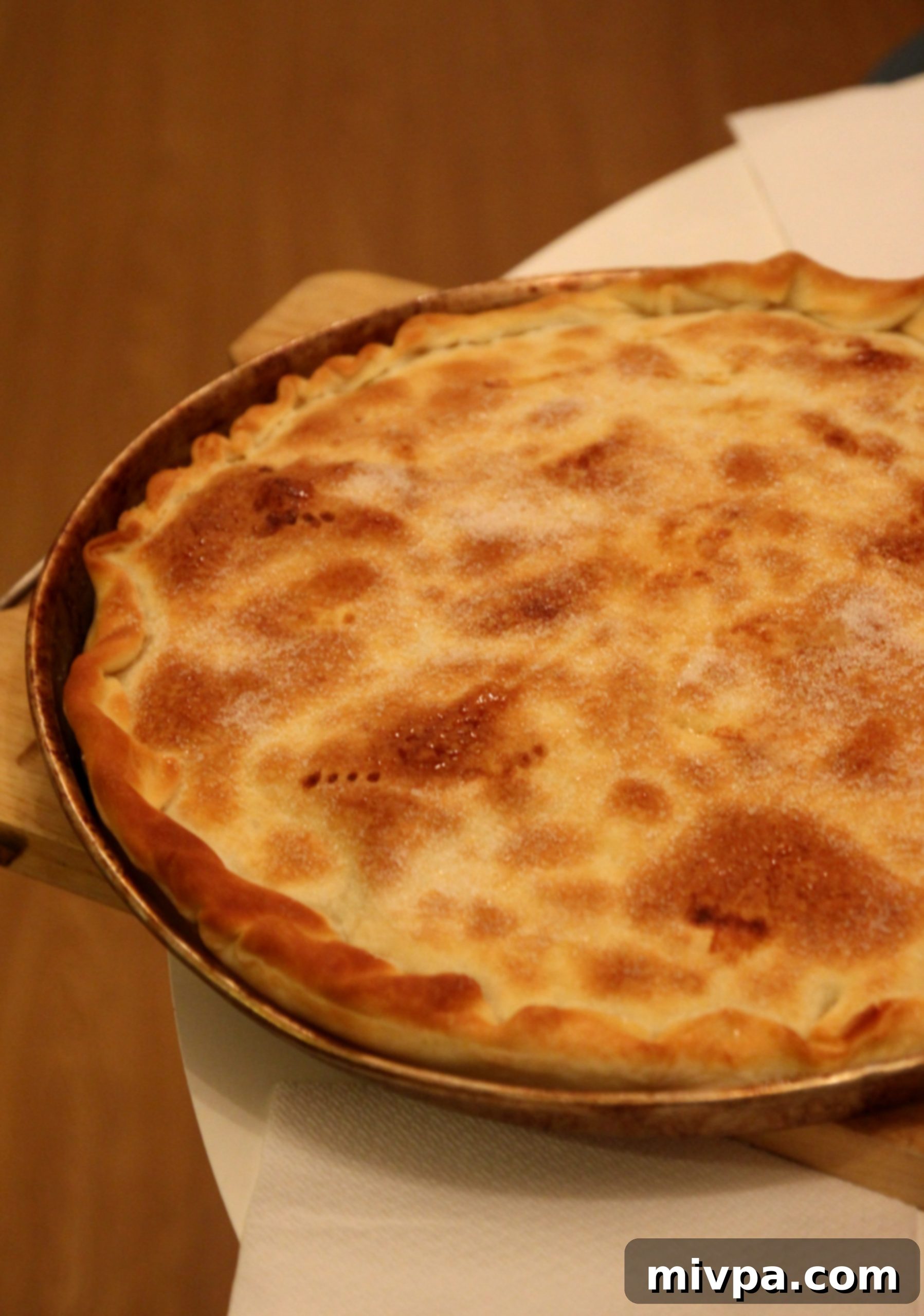 Hot and crispy sweet corn tart