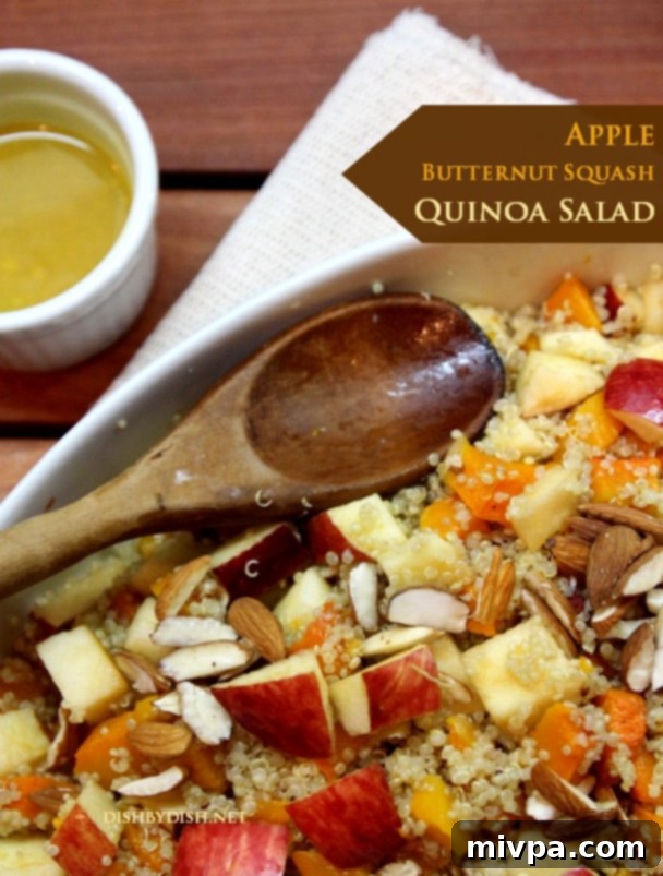 Autumn-inspired Apple, Butternut Squash & Quinoa Salad