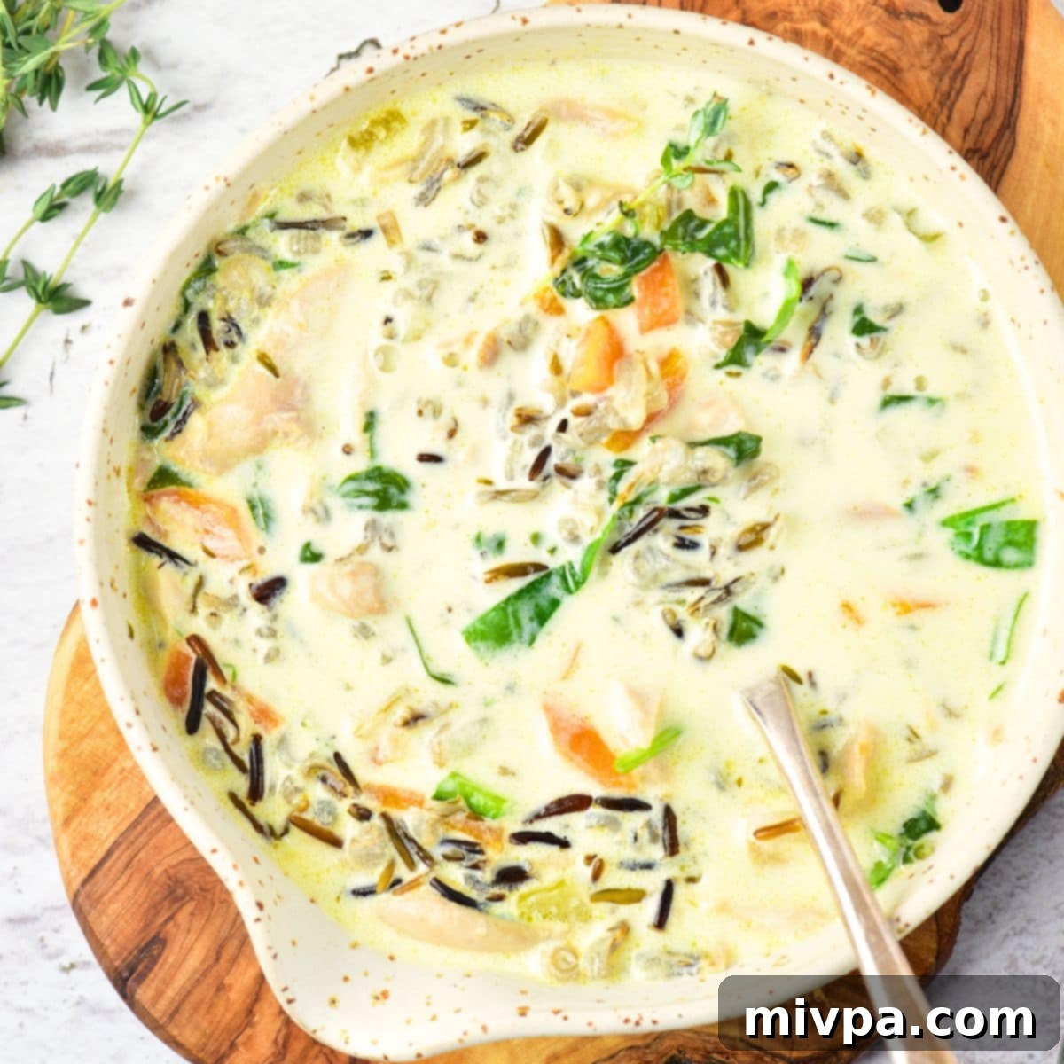 Creamy Chicken Wild Rice Soup Gluten Free Dairy Free 5 featured 53751