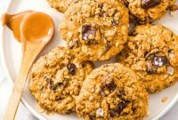 Chewy Gluten-Free Dairy-Free Peanut Butter Oatmeal Cookies