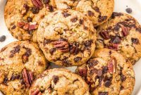 Golden Gluten-Free Brown Butter Pecan Chocolate Chip Cookies